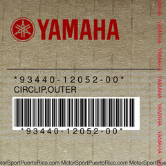 93440-12052-00 Original OEM YAMAHA