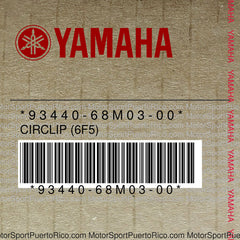93440-68M03-00 Original OEM YAMAHA