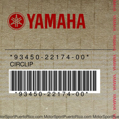 93450-22174-00 Original OEM YAMAHA