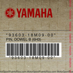 93603-18M09-00 Original OEM YAMAHA