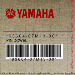 93604-07M13-00 Original OEM YAMAHA