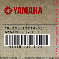 9383E-13216-00 Original OEM YAMAHA