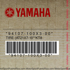 94107-100X3-00 Original OEM YAMAHA