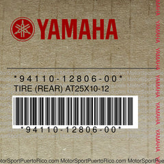 94110-12806-00 Original OEM YAMAHA
