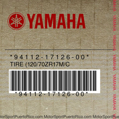 94112-17126-00 Original OEM YAMAHA