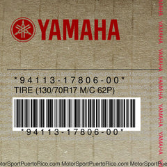 94113-17806-00 Original OEM YAMAHA