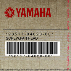 98517-04020-00 Original OEM YAMAHA