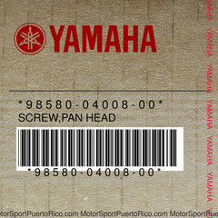 98580-04008-00 Original OEM YAMAHA