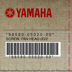 98580-05020-00 Original OEM YAMAHA