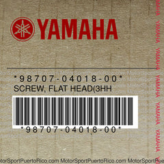 98707-04018-00 Original OEM YAMAHA