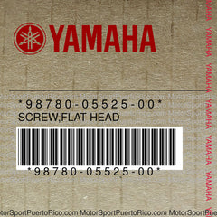 98780-05525-00 Original OEM YAMAHA