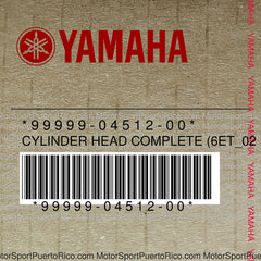 99999-04512-00 Original OEM YAMAHA
