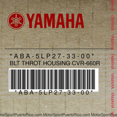 ABA-5LP27-33-00 Original OEM YAMAHA