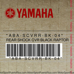 ABA-SCVRR-BK-04 Original OEM YAMAHA