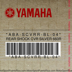 ABA-SCVRR-BL-04 Original OEM YAMAHA