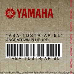 ABA-TDSTR-AP-BL Original OEM YAMAHA