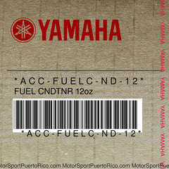 ACC-FUELC-ND-12 Original OEM YAMAHA