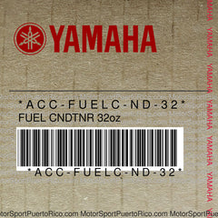 ACC-FUELC-ND-32 Original OEM YAMAHA