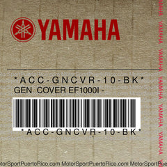 ACC-GNCVR-10-BK Original OEM YAMAHA