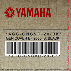 ACC-GNCVR-20-BK Original OEM YAMAHA