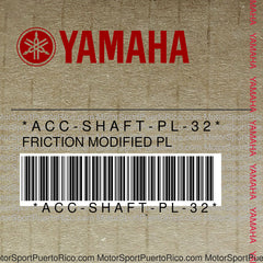 ACC-SHAFT-PL-32 Original OEM YAMAHA