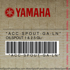 ACC-SPOUT-GA-LN Original OEM YAMAHA