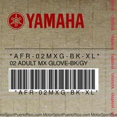 AFR-02MXG-BK-XL Original OEM YAMAHA