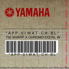 APP-01WAT-CH-BL Original OEM YAMAHA