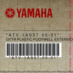 ATV-1AS57-00-01 Original OEM YAMAHA