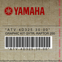 ATV-4D325-30-00 Original OEM YAMAHA