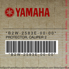 B2W-2583E-00-00 Original OEM YAMAHA