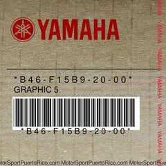 B46-F15B9-20-00 Original OEM YAMAHA
