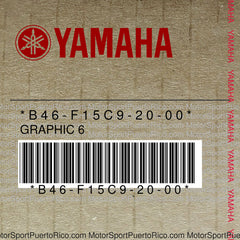 B46-F15C9-20-00 Original OEM YAMAHA