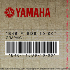 B46-F15D9-10-00 Original OEM YAMAHA