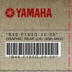 B46-F165G-20-00 Original OEM YAMAHA