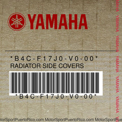 B4C-F17J0-V0-00 Original OEM YAMAHA