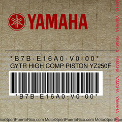B7B-E16A0-V0-00 Original OEM YAMAHA