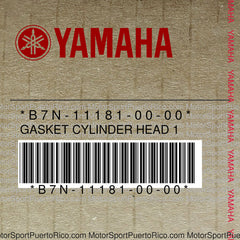 B7N-11181-00-00 Original OEM YAMAHA