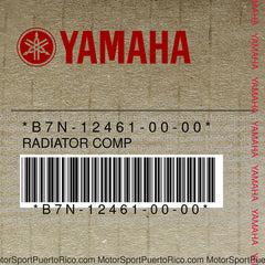 B7N-12461-00-00 Original OEM YAMAHA