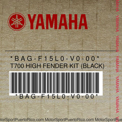 BAG-F15L0-V0-00 Original OEM YAMAHA