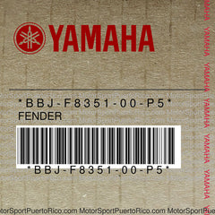 BBJ-F8351-00-P5 Original OEM YAMAHA