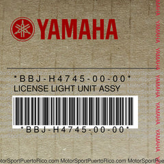 BBJ-H4745-00-00 Original OEM YAMAHA