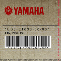 BD3-E1633-00-00 Original OEM YAMAHA