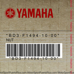 BD3-F1494-10-00 Original OEM YAMAHA