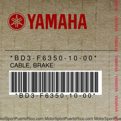 BD3-F6350-10-00 Original OEM YAMAHA