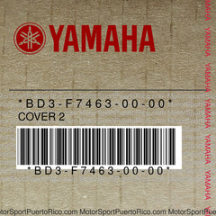 BD3-F7463-00-00 Original OEM YAMAHA