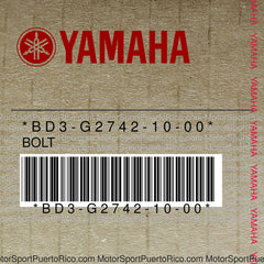 BD3-G2742-10-00 Original OEM YAMAHA
