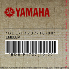 BDE-F1737-10-00 Original OEM YAMAHA