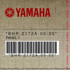 BHR-2172A-00-00 Original OEM YAMAHA