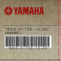 BKD-F173E-10-00 Original OEM YAMAHA